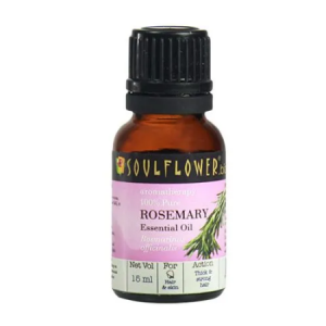 Soulflower Rosemary Essential Oil, 15 ml